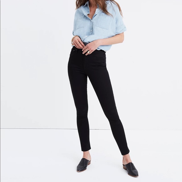 MADEWELL | 10" High-Rise Skinny Jeans in Carbondale Wash F9226 - Picture 1 of 8